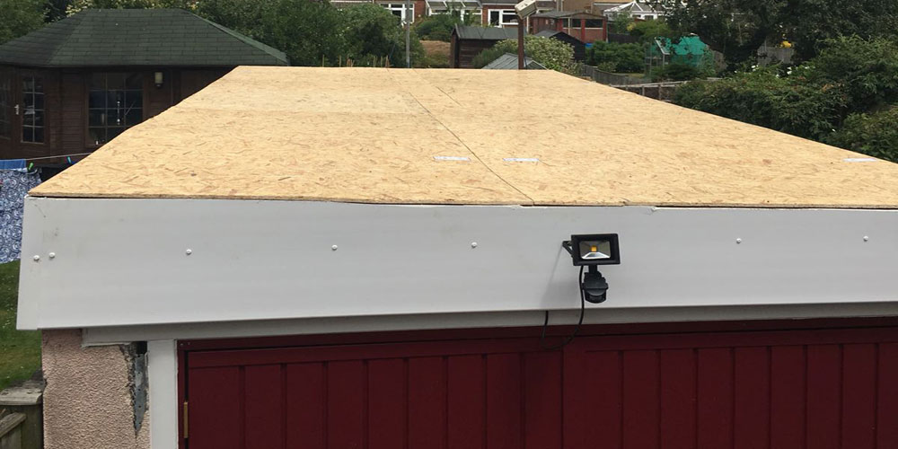 Preparing new flat roof