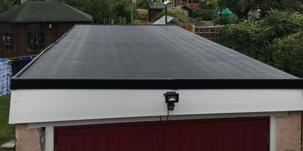 Finished Flat Roof using EPDM